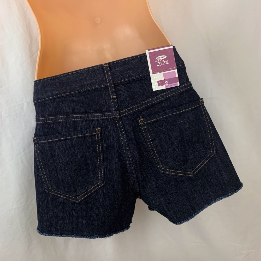 OLD NAVY Factory Cut Off VINTAGE Denim Shorts See Measurements 31”X 3” NWT.